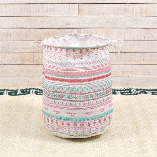 43CM CANVAS STORAGE BASKET STB015