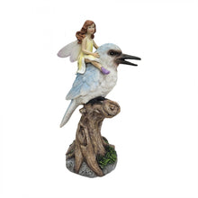 23cm Resin Bird with Fairy PSF017C