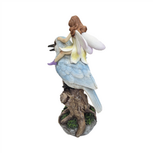 23cm Resin Bird with Fairy PSF017C