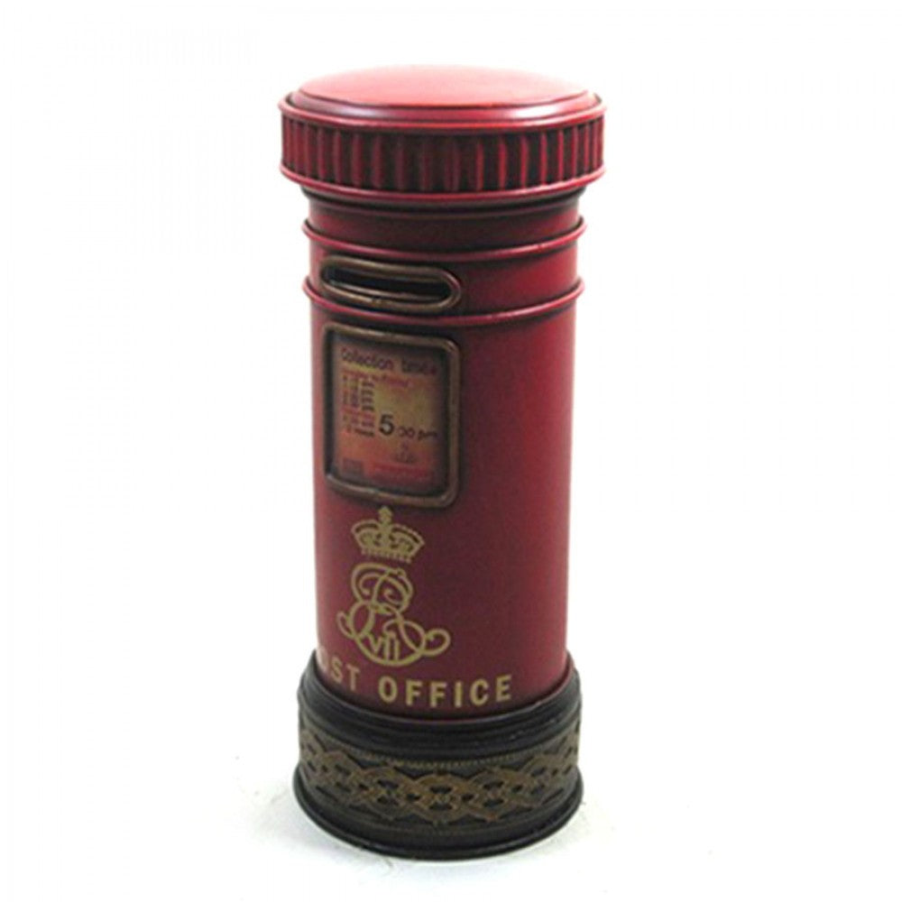 Red Post Box Metal Money Box MD736K