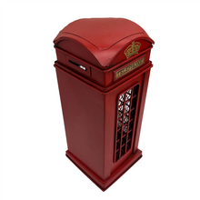 Metal Telephone Booth Coin Bank MD736C