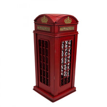 Metal Telephone Booth Coin Bank MD736C