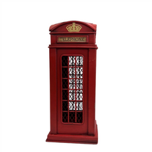 Metal Telephone Booth Coin Bank MD736C