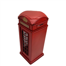 Metal Telephone Booth Coin Bank MD736C