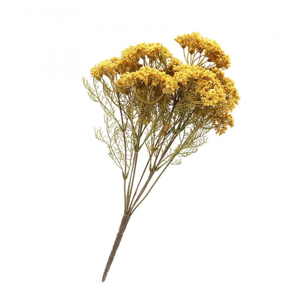 43cm Wild Flowers Bush-Yellow FLW182C