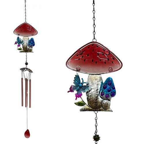 Metal Mushroom WInd Chime WCH059B