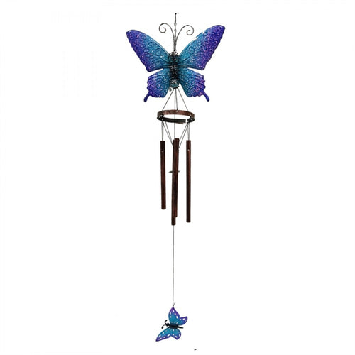 Metal Butterfly Wind Chime WCH061B