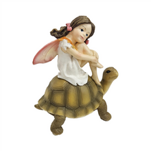 12cm Turtle Trek Resin Fairy PSF052E