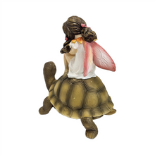 12cm Turtle Trek Resin Fairy PSF052E