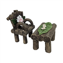 2/A Wooden Texture Mini Garden Furniture Ornaments PSF031