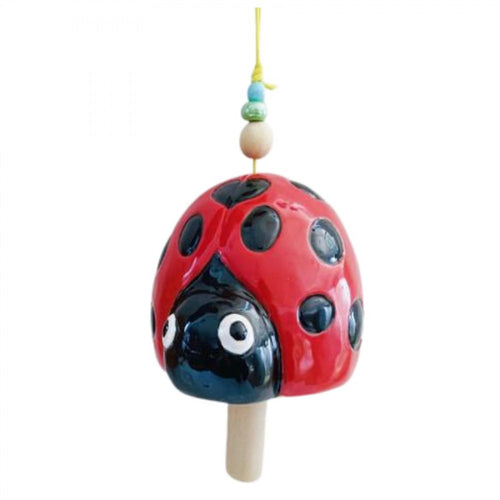 Porcelain Ladybug Wind Chime PLD161