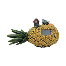 25cm Tropical Pineapple Solar Fairy Garden House PSF036C