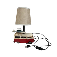 Metal & Linen Craft Lamp (USB cable) 2/A MD798H