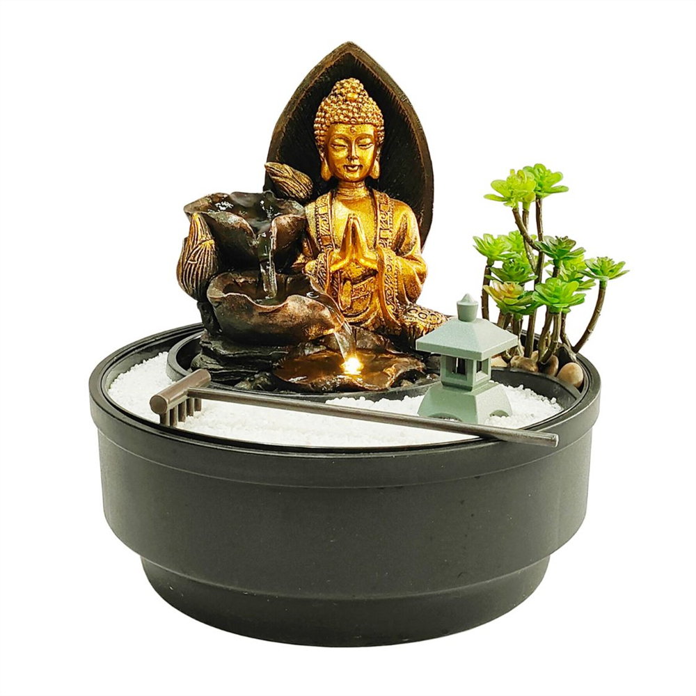 Resin Buddha Fountain  PSFT002