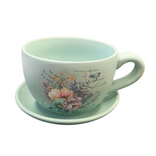 4/A Ceramic Cup & Saucer Planter TP167XS