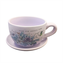 4/A Ceramic Cup & Saucer Planter TP167XS