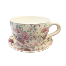 4/A Ceramic Cup & Saucer Planter TP168M