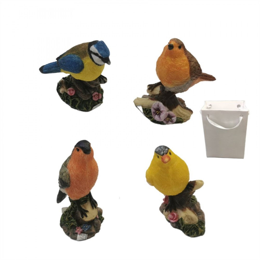 4/A Resin Miniature Bird with Paper Bag PMN003