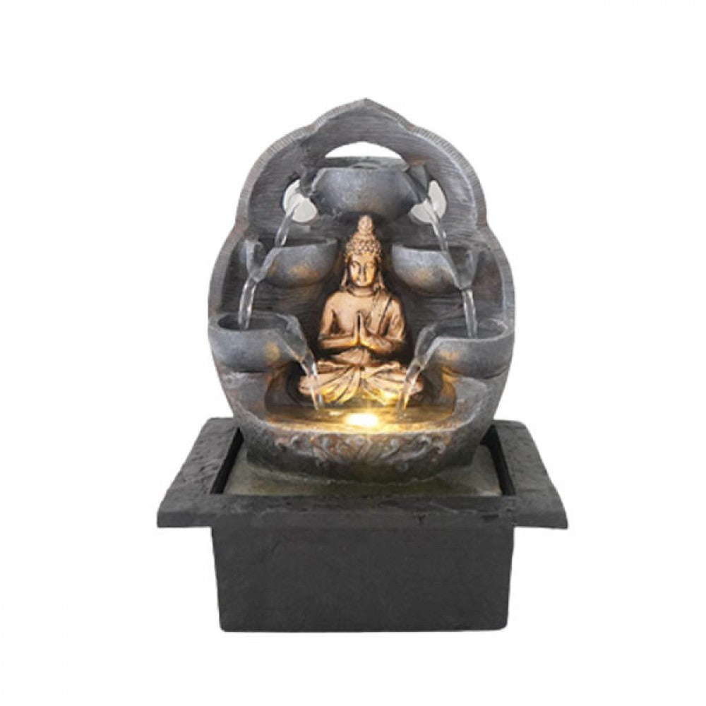 BUDDHA FOUNTAIN WITH LED  PSB184C