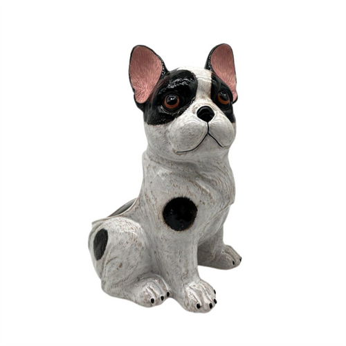 CERAMIC DOG POT TPA041B