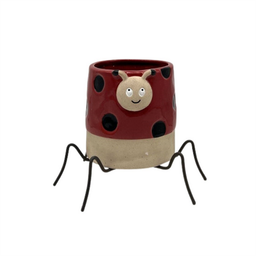 CERAMIC SPIDER POT TPA040