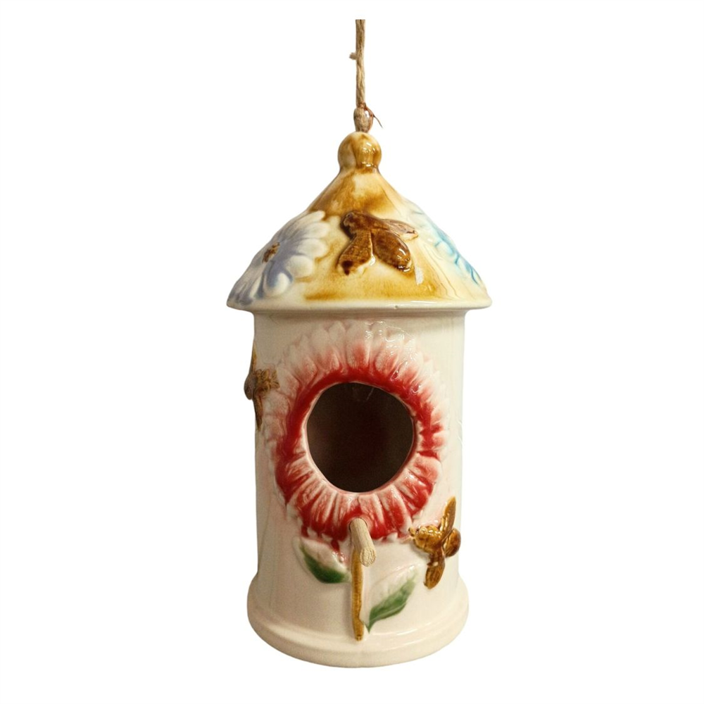 Ceramic Hanging Bird House PLD183