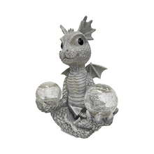 Dragon with Twin Crystal Solar Ball PR957F