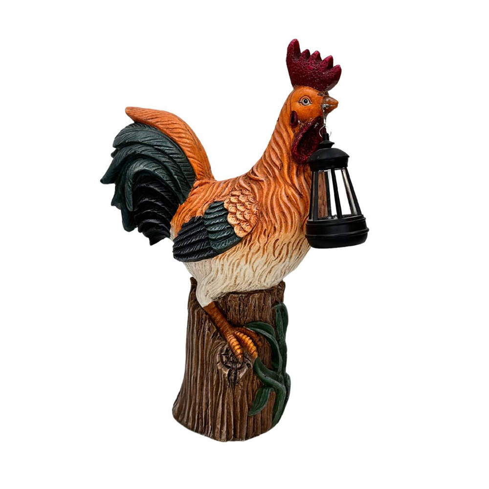 MgO Rooster with Solar Light PR001D