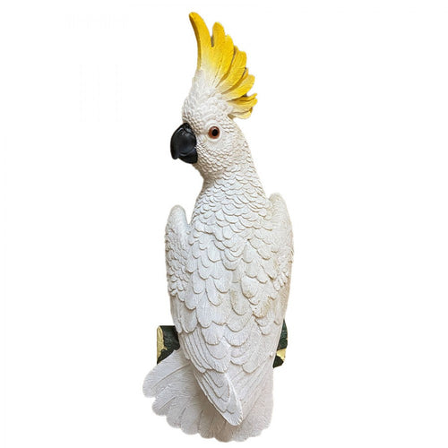 Parrot Wall Plaque -White PS973W