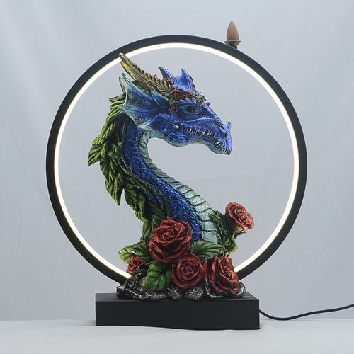 Resin Dragon Ornaments with USB LED Light PSD005