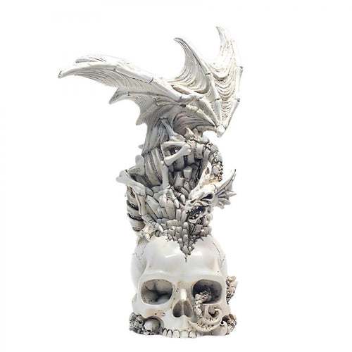 Resin Dragon on Skull Ornaments PSD008