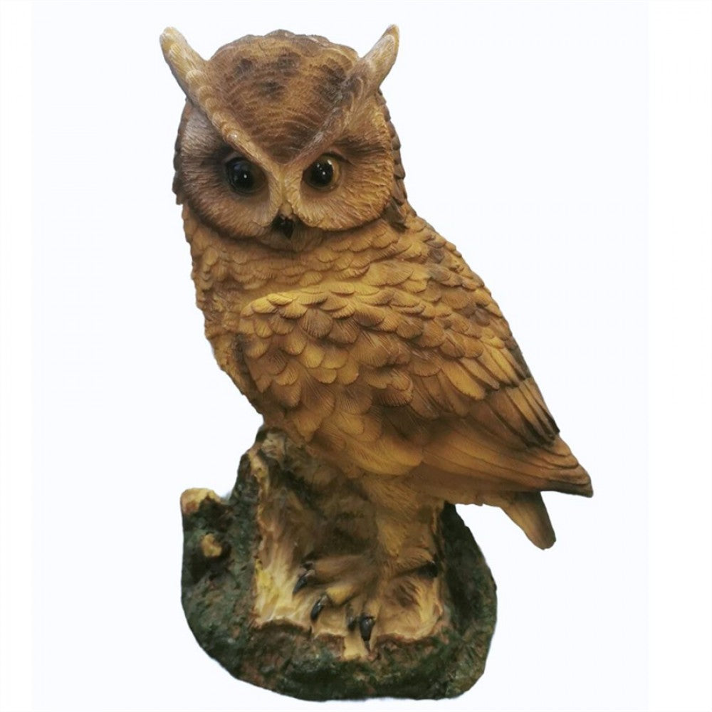 Resin Owl on Trunk PR931Y