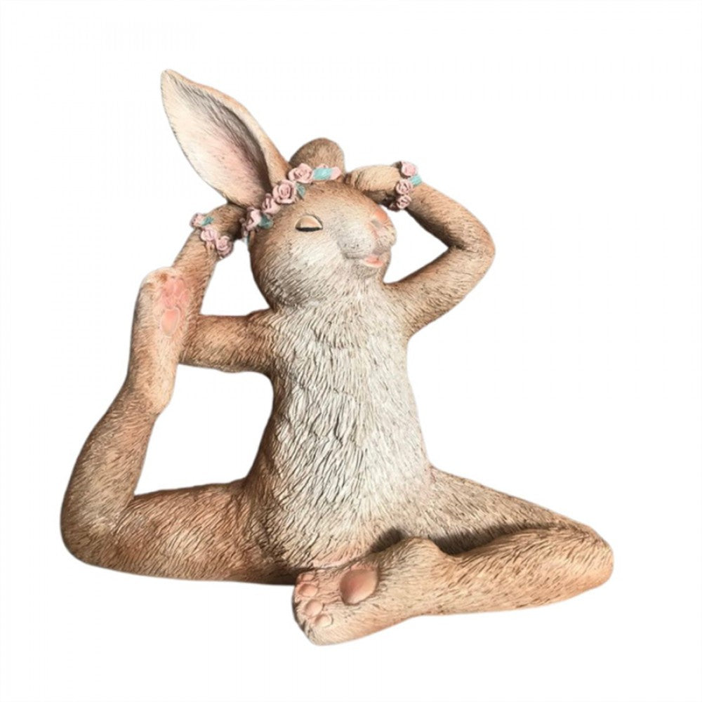 Resin Yoga Bunny ET315D