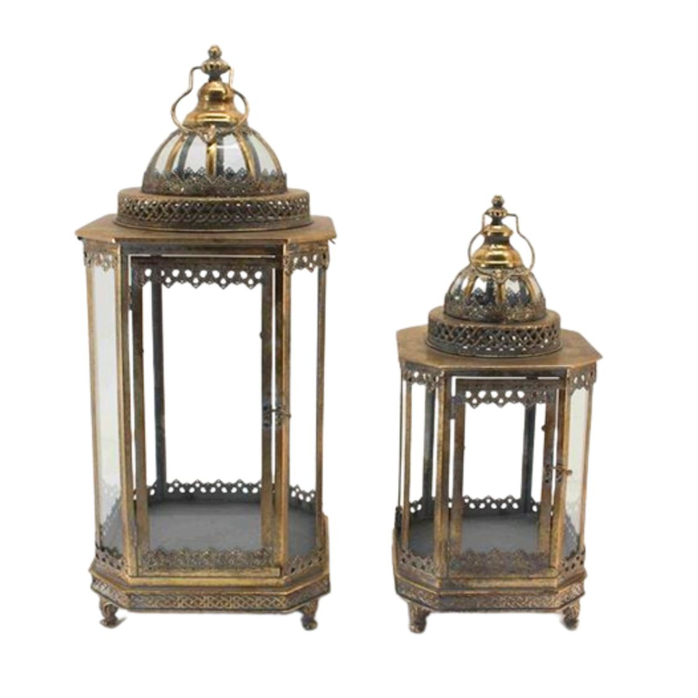 S/2 Metal Lantern  LTN50