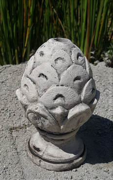 Artichoke or small acorn cement