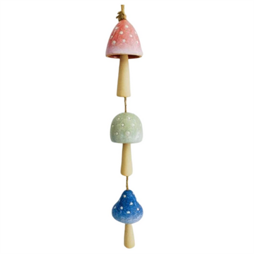 Pocelain Mushroom Wind Chime PLD164