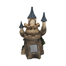 21cm Mystic Towers Solar Fairy Garden House PSF036D