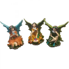 12cm 3/A Enchanted Resin Fairies PSF041