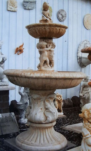 3 Cherub Tanara Tall Fountain