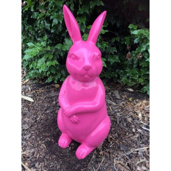 Glossy Pink Rabbit (54cm)