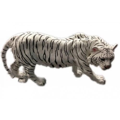 80cm Walking White Tiger Fiberglass