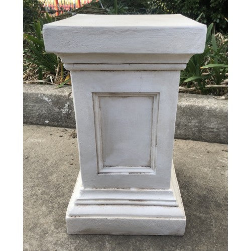 55cm White Pedestal / Stand Fiberglass